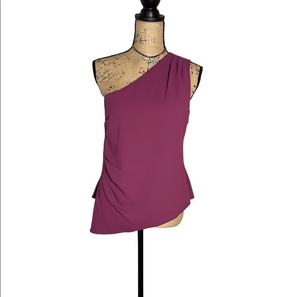 WHBM One-Shoulder Bodice Top - NWT size 4 - Picture 2 of 10